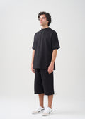 10 OZ Mock-Neck Oversized Interlock T-Shirt And Long Short Set