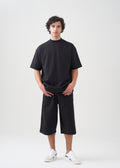 10 OZ Mock-Neck Oversized Interlock T-Shirt And Long Short Set