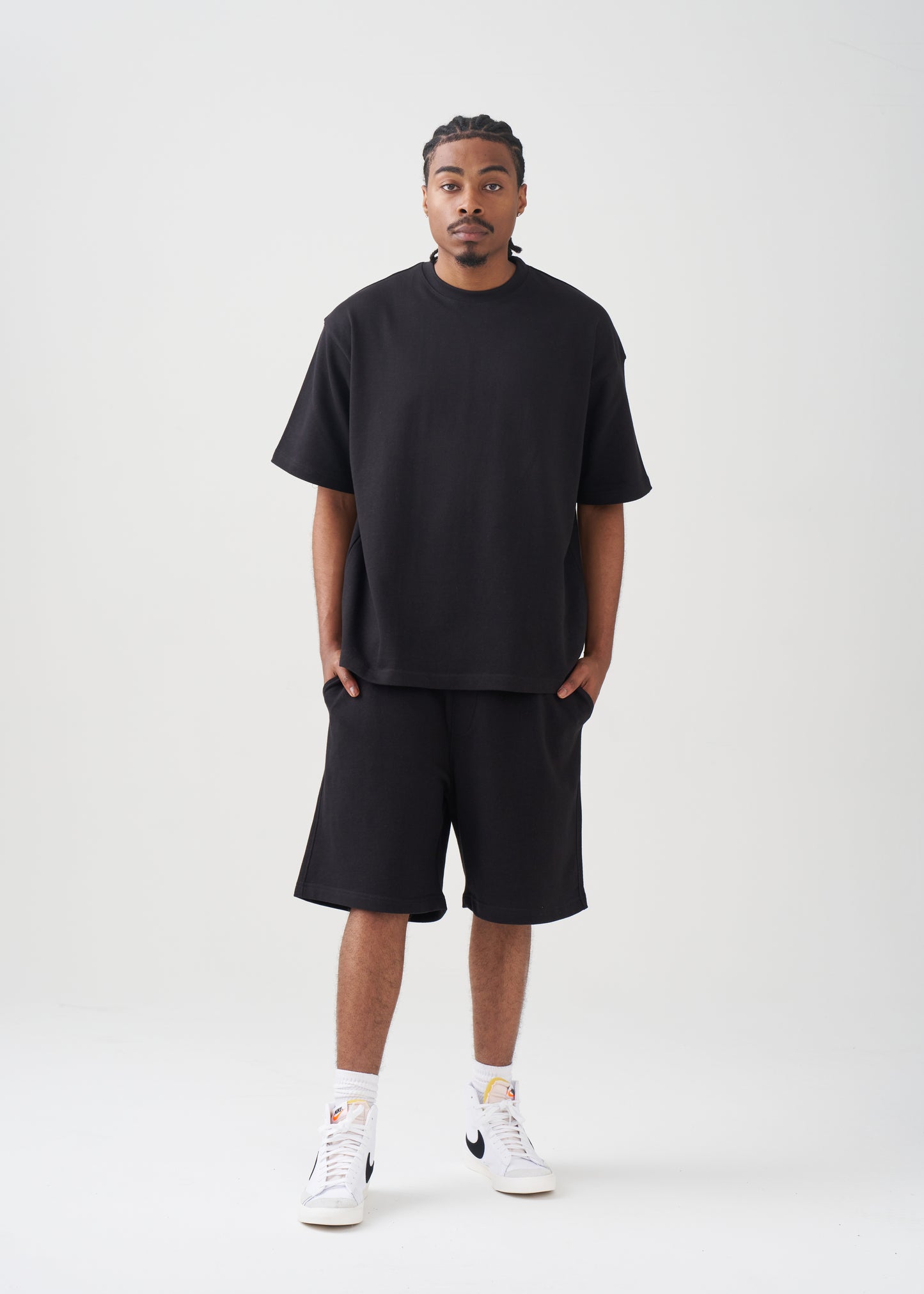 9 OZ Heavyweight French Terry T-Shirt And Short Set