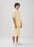 10 OZ Mock-Neck Oversized Interlock T-Shirt And Long Short Set