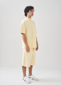 10 OZ Mock-Neck Oversized Interlock T-Shirt And Long Short Set