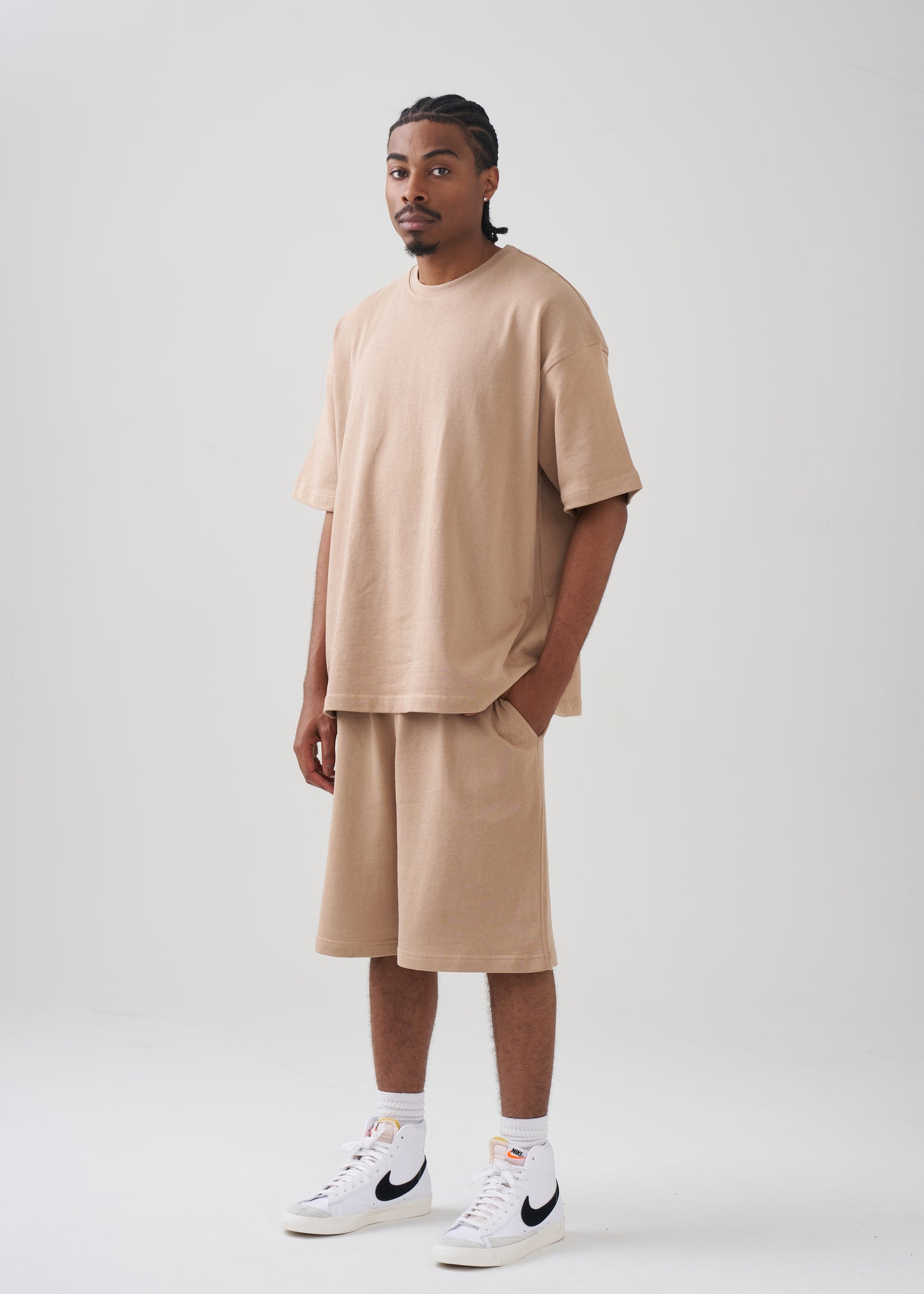 9 OZ Heavyweight French Terry T-Shirt And Short Set