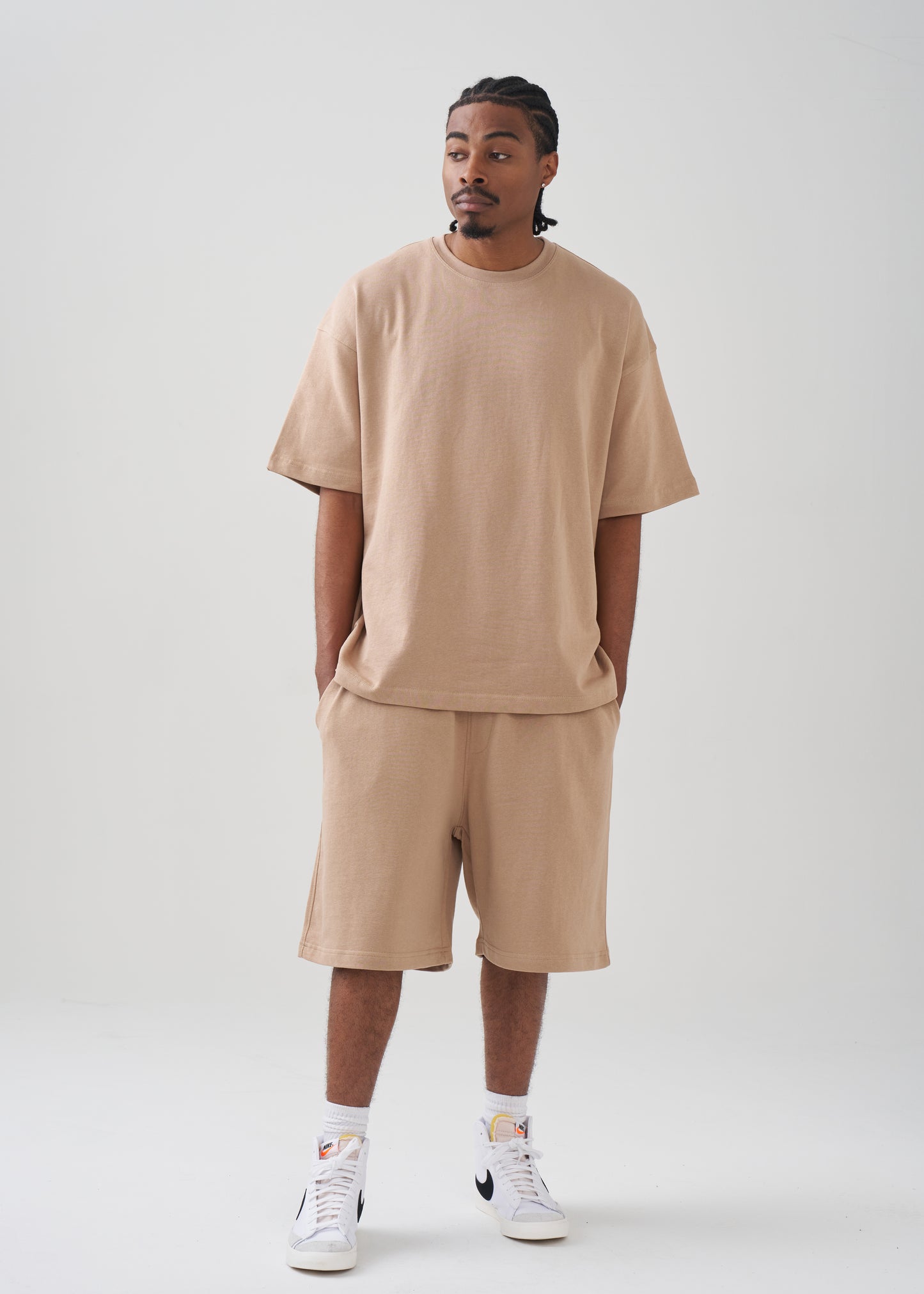9 OZ Heavyweight French Terry T-Shirt And Short Set