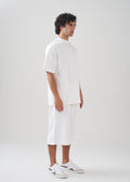 10 OZ Mock-Neck Oversized Interlock T-Shirt And Long Short Set