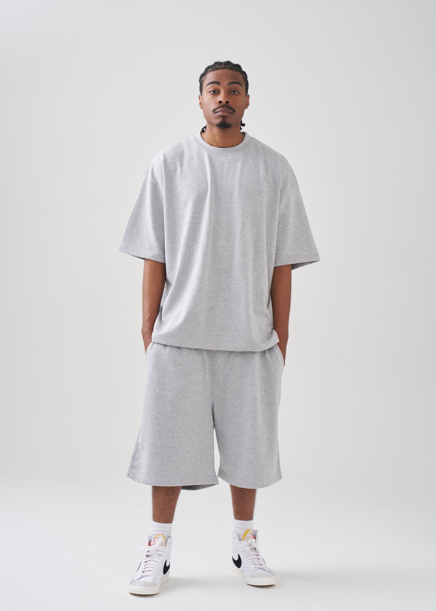 9 OZ Heavyweight French Terry T-Shirt And Short Set