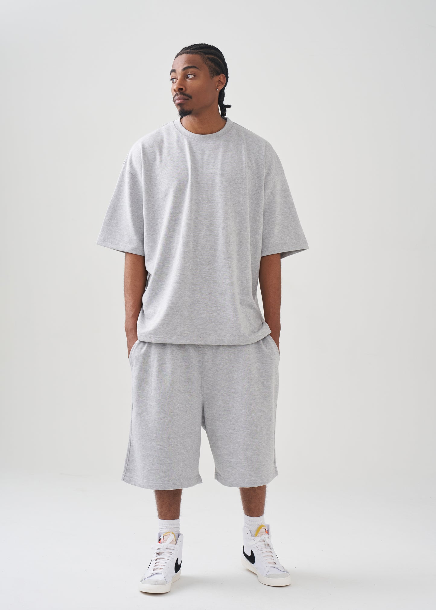 9 OZ Heavyweight French Terry T-Shirt And Short Set