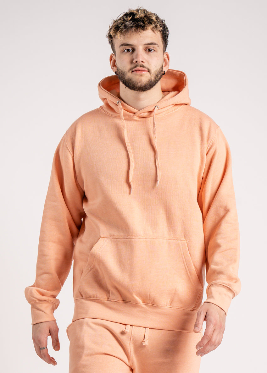 Peach Heavy Blend Fleece Hooded Sweatshirt