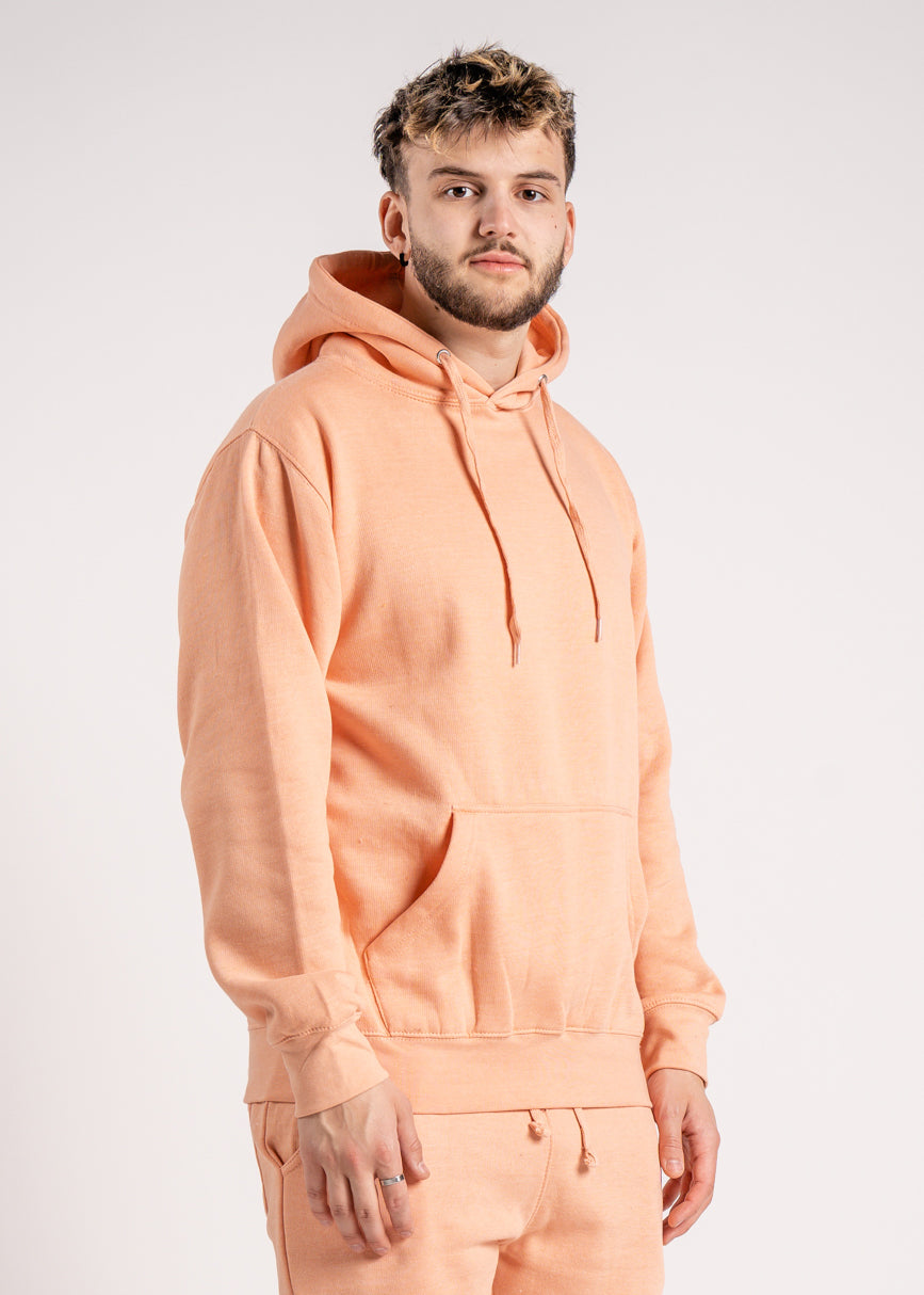 Peach Heavy Blend Fleece Hooded Sweatshirt