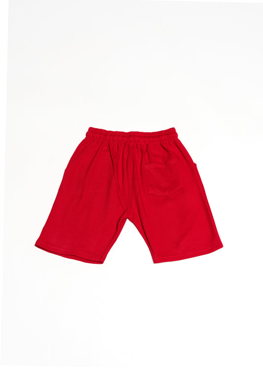 Red Heavy Blend Fleece SweatShort