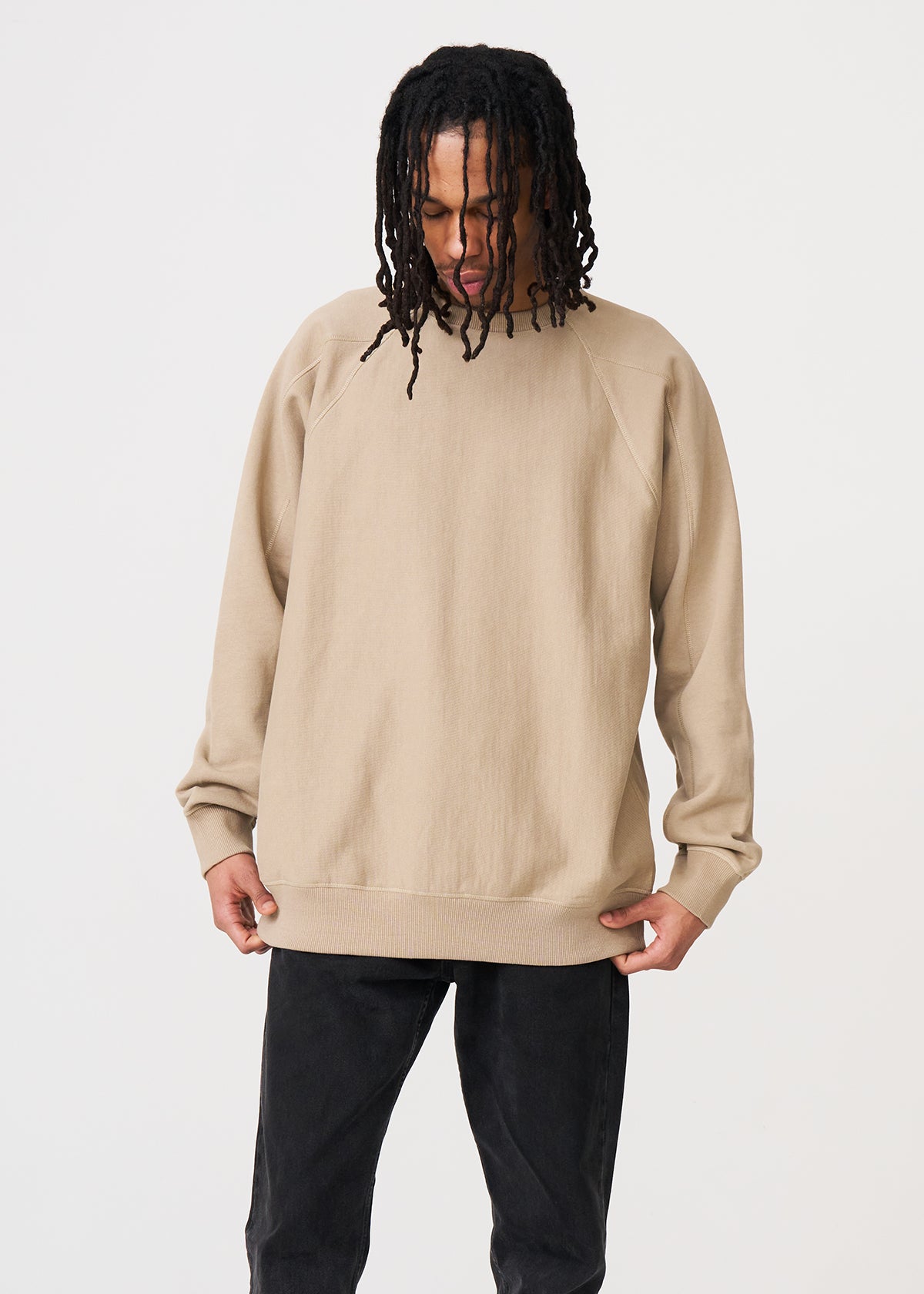 14 OZ Oversized Fleece Heavyweight Crewneck Sweatshirt
