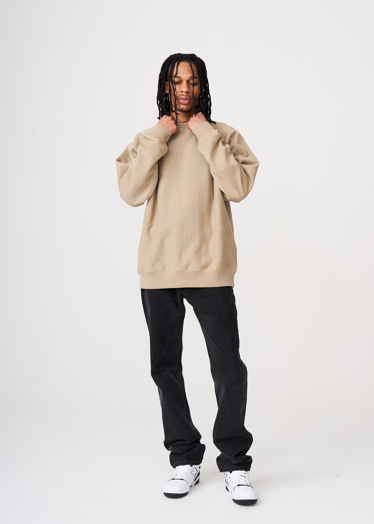 14 OZ Oversized Fleece Heavyweight Crewneck Sweatshirt