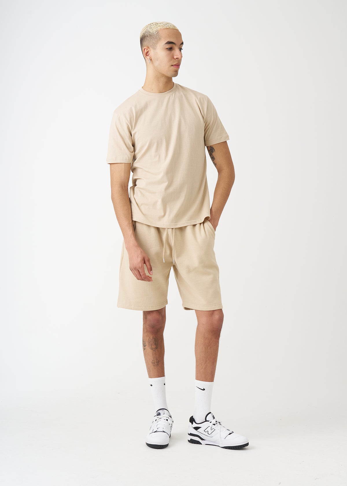 Sand T-Shirt And Short Set