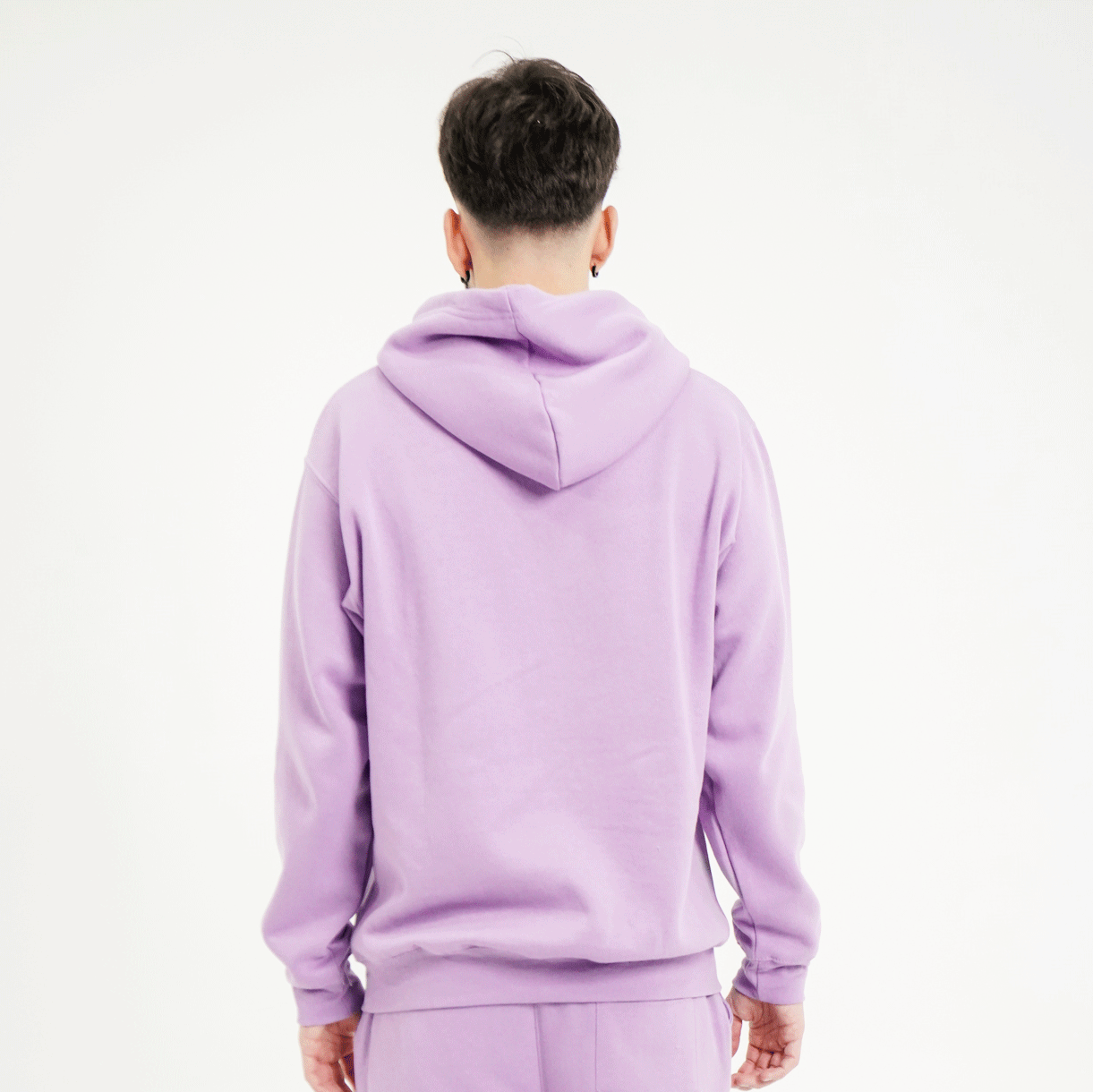 Lilac Heavy Blend Fleece Hooded Sweatshirt