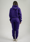 Purple Crop Top SweatSuit