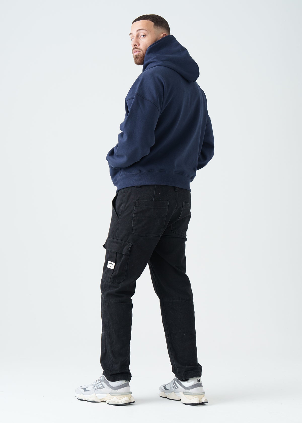 14 OZ Oversized Boxy Cropped Heavyweight Full-Zip Sweatshirt
