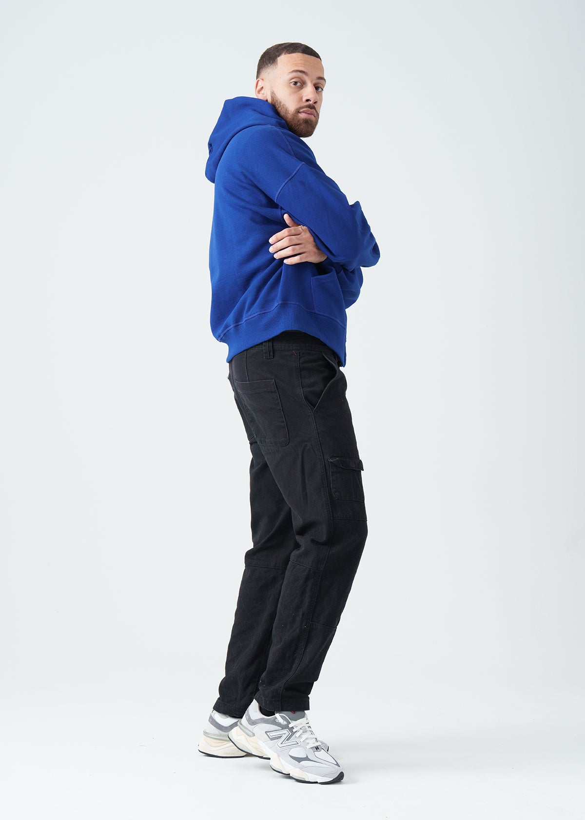 14 OZ Oversized Boxy Cropped Heavyweight Full-Zip Sweatshirt