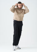 14 OZ Oversized Boxy Cropped Heavyweight Full-Zip Sweatshirt