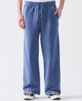 14 OZ French Terry Acid Wash Straight Leg Open Bottom Sweatpants