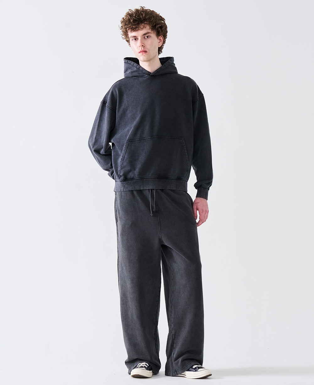 14 OZ Oversized Acid Wash French Terry Sweatshirt