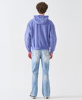 12 OZ Acid Wash Oversized Drop Shoulder Double-Zip Sweatshirt