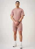 12 OZ Premium Interlock Lycra T-Shirt Short Set