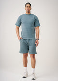 12 OZ Premium Interlock Lycra T-Shirt Short Set