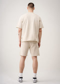 11 OZ French Terry Garment Dyed Raw Edge Short Set