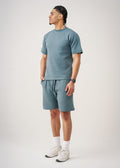 12 OZ Premium Interlock Lycra T-Shirt Short Set