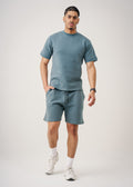 12 OZ Premium Interlock Lycra T-Shirt Short Set