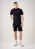 12 OZ Premium Interlock Lycra T-Shirt Short Set