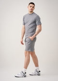 12 OZ Premium Interlock Lycra T-Shirt Short Set