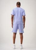 12 OZ Premium Interlock Lycra T-Shirt Short Set