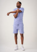 12 OZ Premium Interlock Lycra T-Shirt Short Set