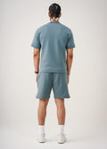 12 OZ Premium Interlock Lycra T-Shirt Short Set