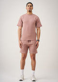 12 OZ Premium Interlock Lycra T-Shirt Short Set