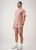 12 OZ Premium Interlock Lycra T-Shirt Short Set