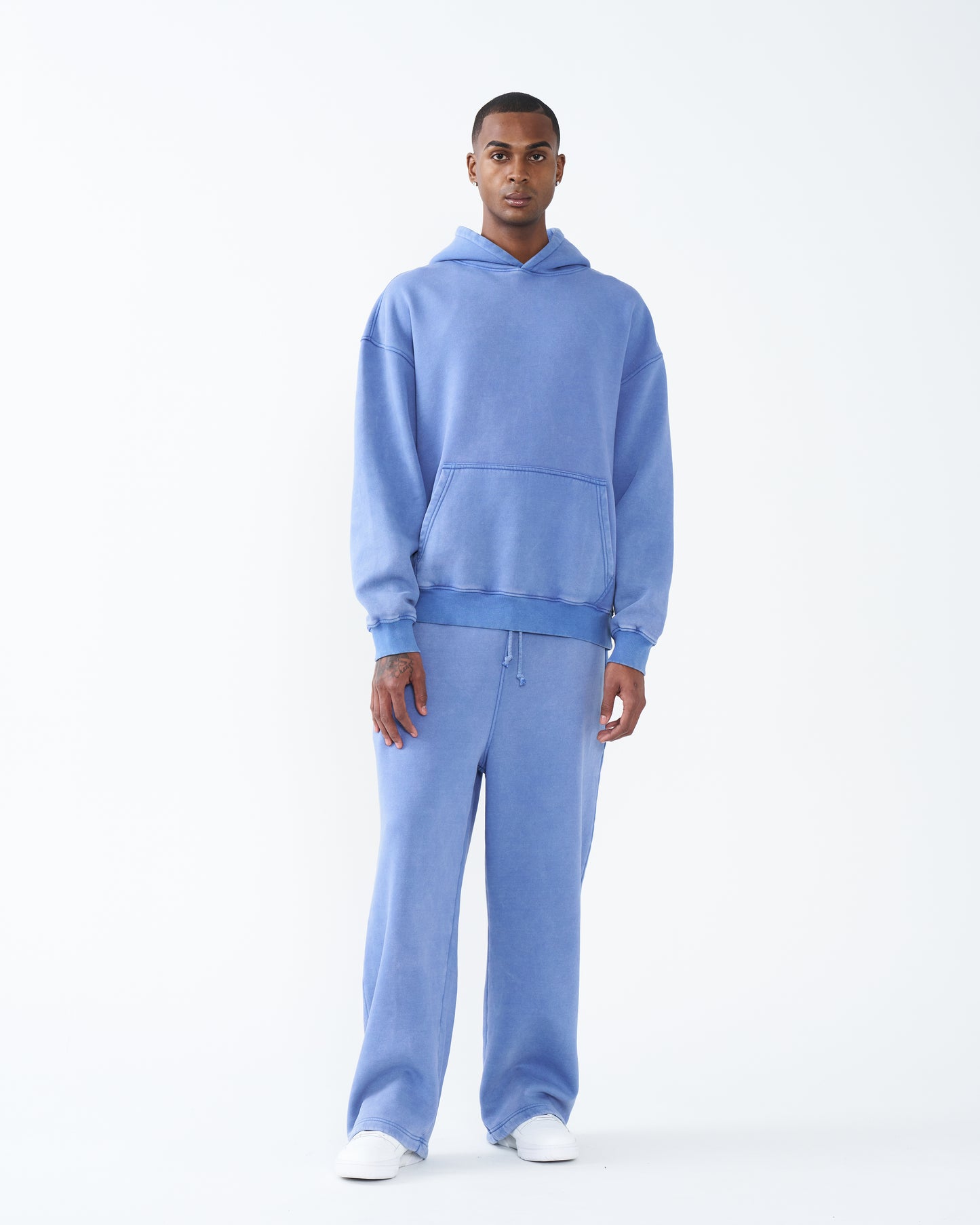 11 OZ Oversized Acid Wash Garment Dyed Sweatsuit