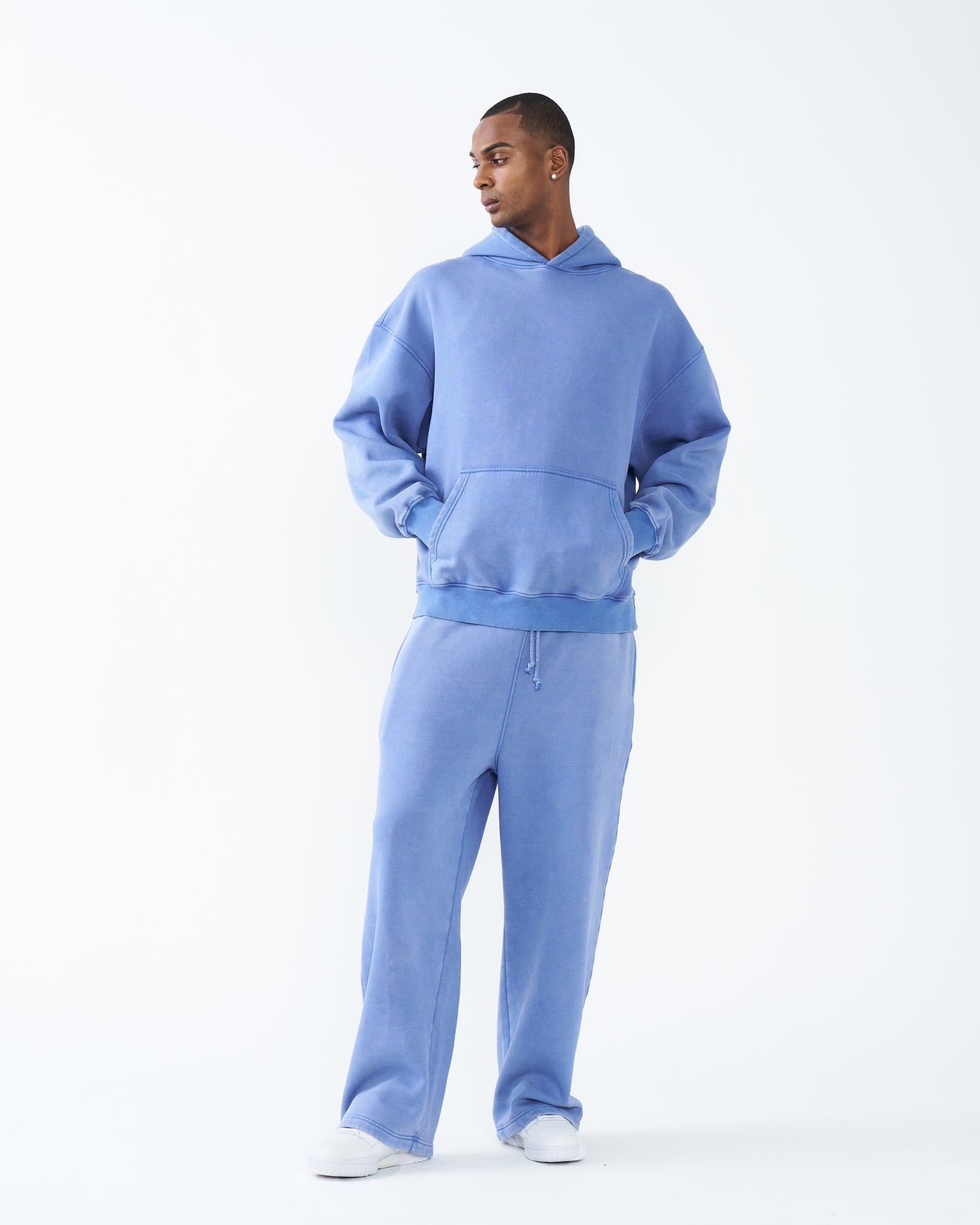 11 OZ Oversized Acid Wash Garment Dyed Sweatsuit