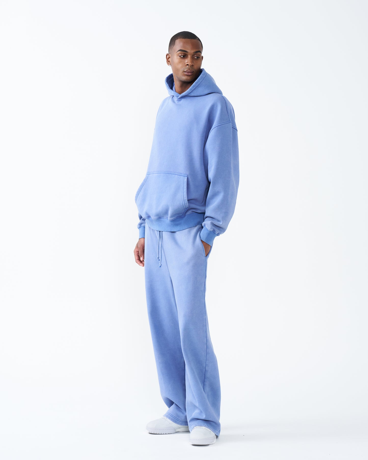 11 OZ Oversized Acid Wash Garment Dyed Sweatsuit