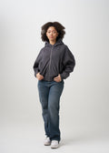 14 OZ Women's Heavyweight Full-Zip Hooded Sweatshirt