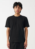 Black Combed Cotton T-Shirt 6-Pack