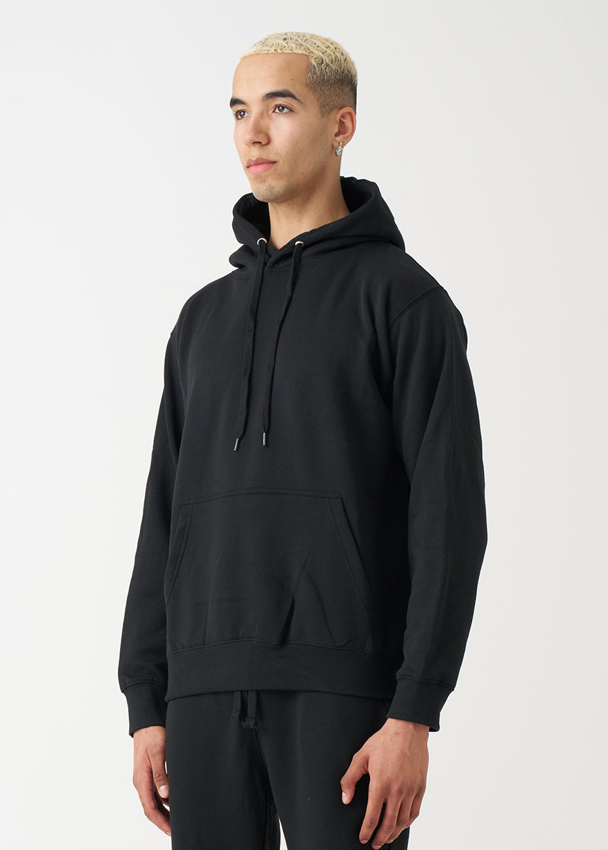 Black Heavy Blend Fleece Hooded Sweatshirt – Blank Knights