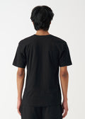 Black Combed Cotton T-Shirt