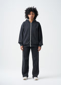 14 OZ French Terry Garment Dye Fleece Hooded Sweatsuit