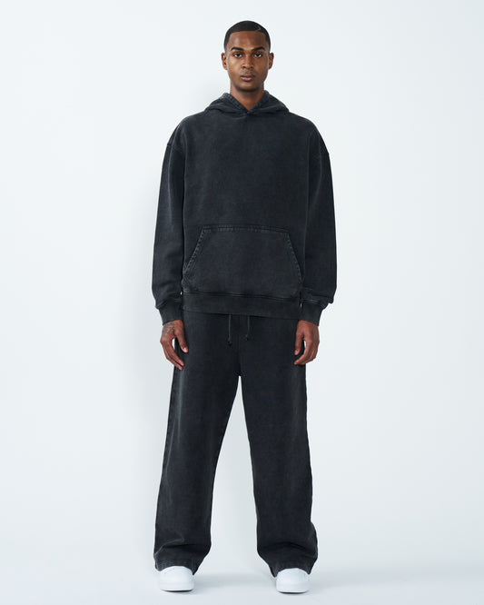 11 OZ Oversized Acid Wash Garment Dyed Sweatsuit