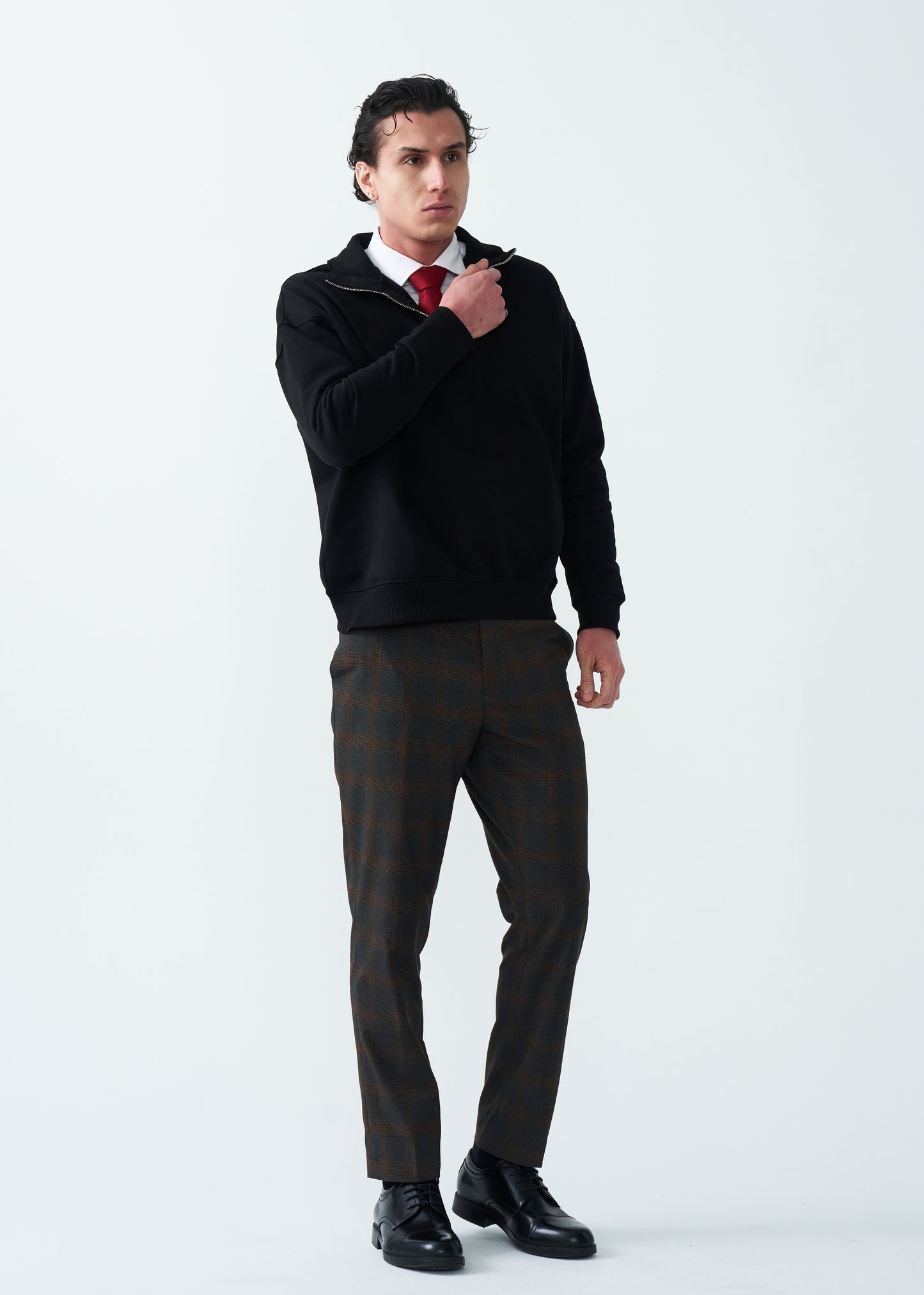 14 OZ Oversized Heavyweight Fleece Quarter-Zip