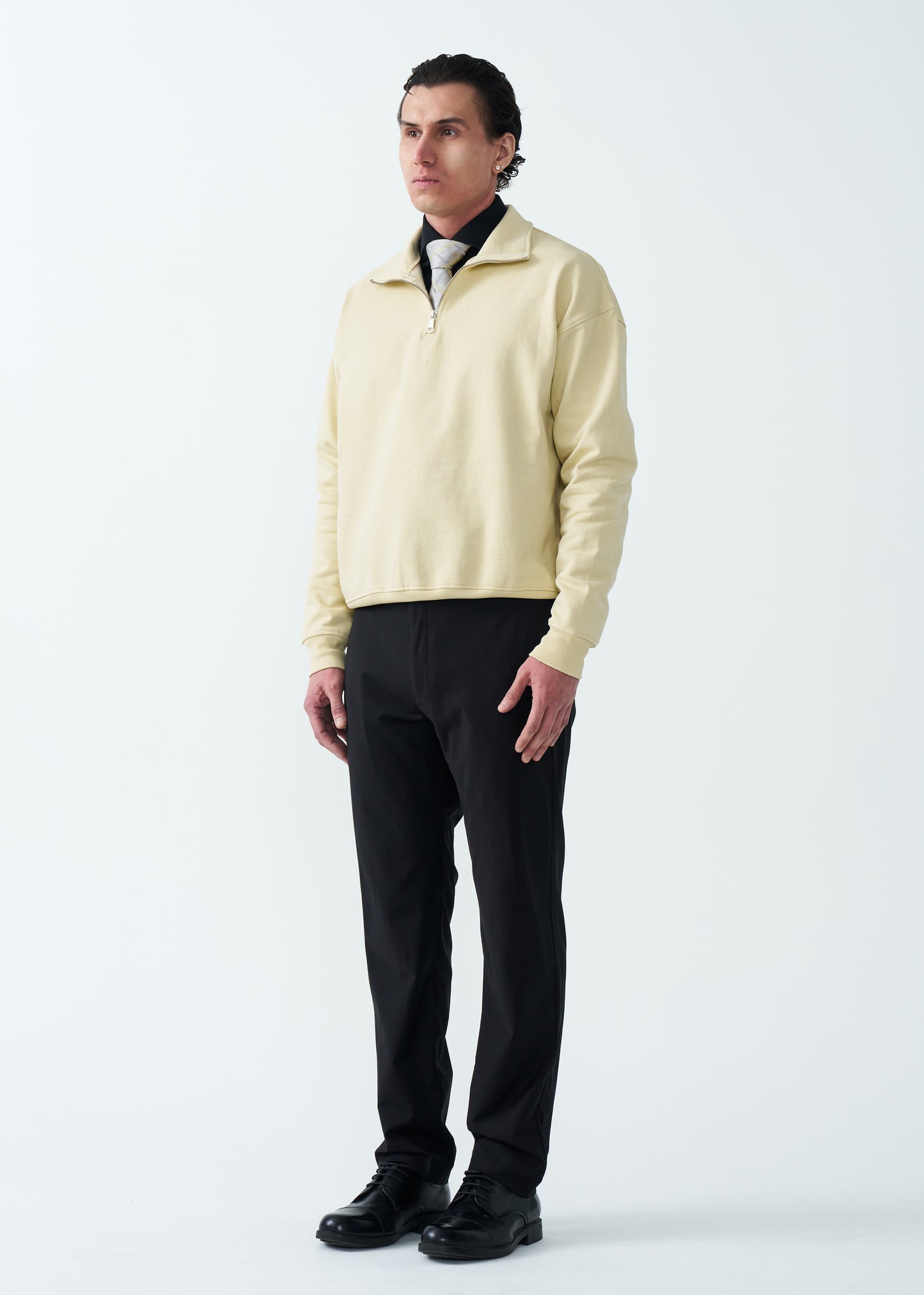 14 OZ Oversized Heavyweight Fleece Quarter-Zip