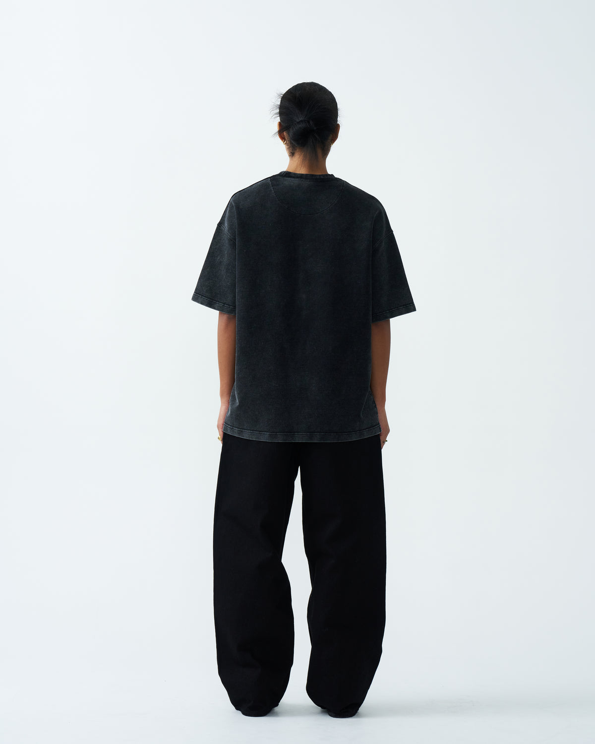 11 OZ Oversized Acid Wash French Terry Women's T-Shirt