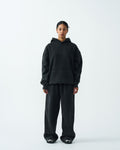11 OZ Women's Oversized Acid Wash Garment Dyed Sweatsuit