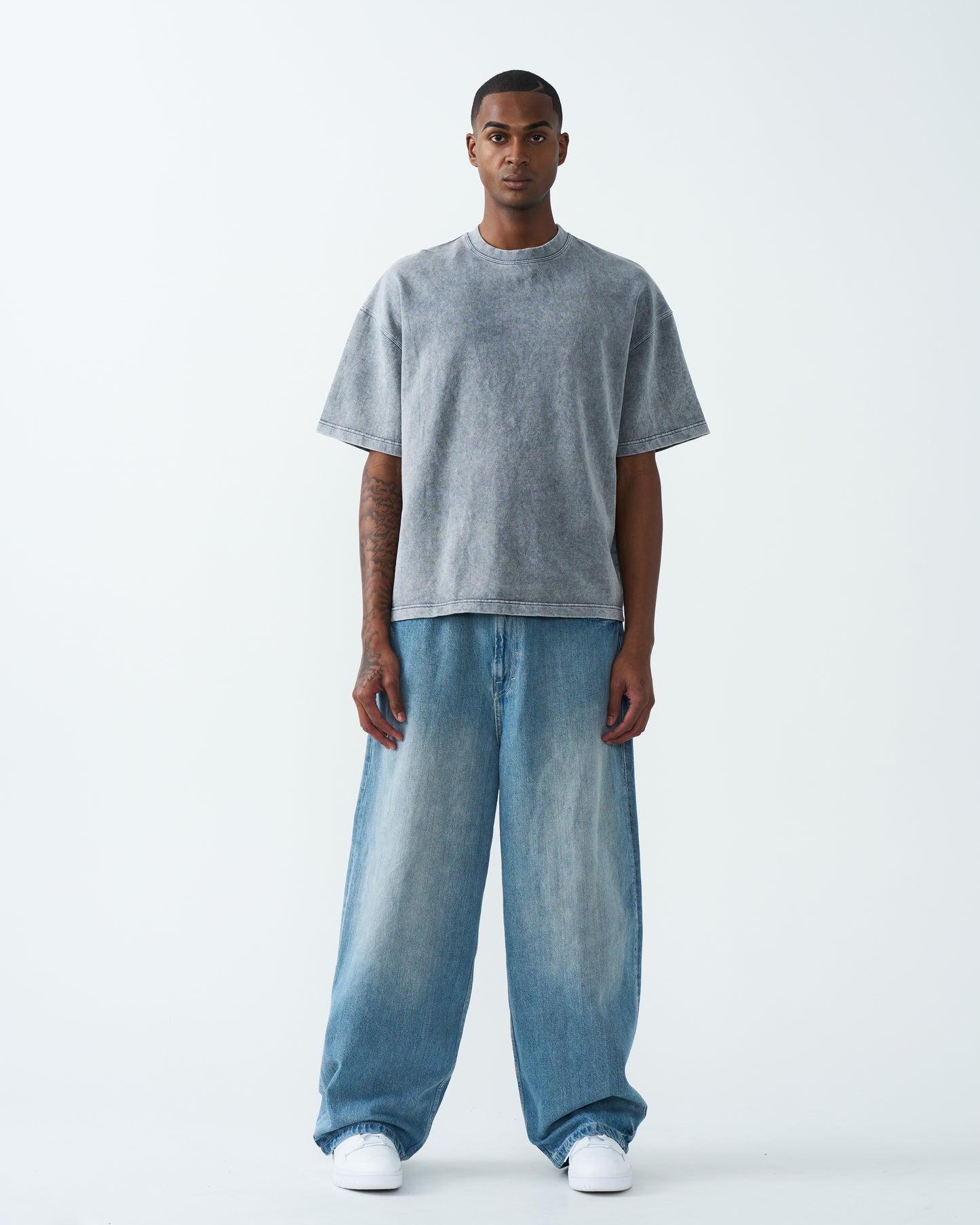 11 OZ Oversized Garment Dyed French Terry T-Shirt